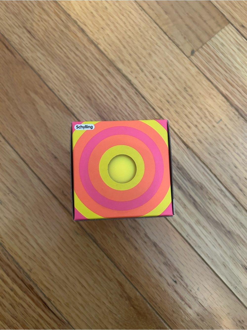 Neon Ring Stacker Toy - Yellow, Pink, Orange